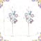 Glitzhome® 28" Easter Glitter Egg, Bunny & Donuts Picks Set